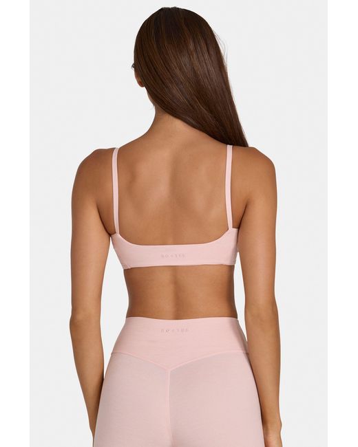 BO+TEE Pink Soft Active Low-Impact Sports Bra