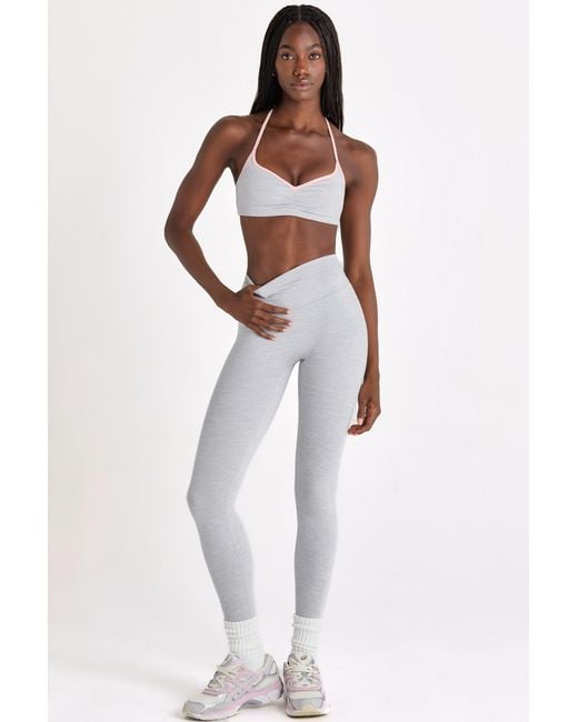 BO+TEE Gray Soft Active Leggings