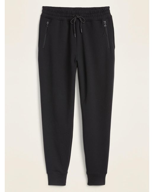 high waisted black jogger pants