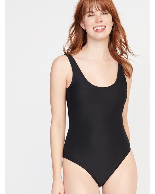 old navy black swimsuit