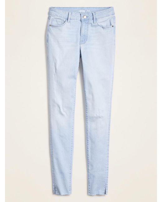 mid rise raw edge rockstar jeans