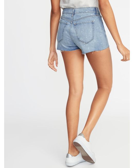 Sizes 2 8 Women/'s Old Navy Light Wash Jean Denim Cut-Off 3.5/" Low Rise Shorts