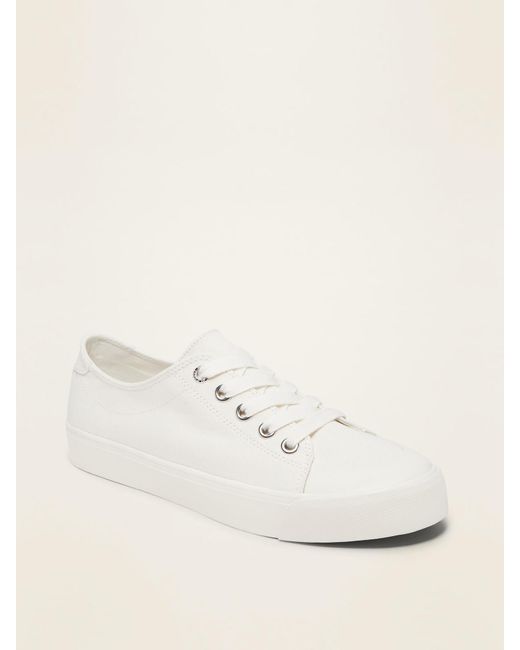 navy platform sneakers