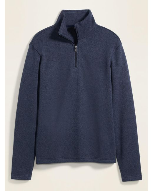 Download Old Navy Sweater-fleece Mock-neck 1/4-zip Sweatshirt in ...