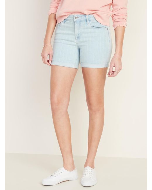 old navy blue jean shorts