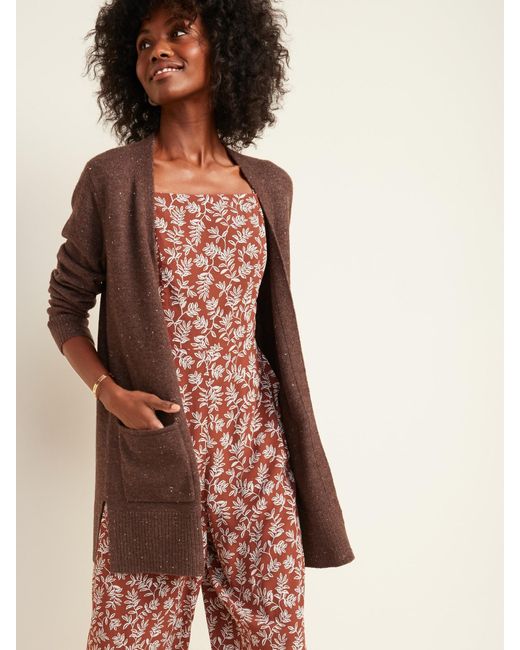 chocolate cardigan women's