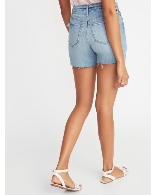 Sizes 2 8 Women/'s Old Navy Light Wash Jean Denim Cut-Off 3.5/" Low Rise Shorts