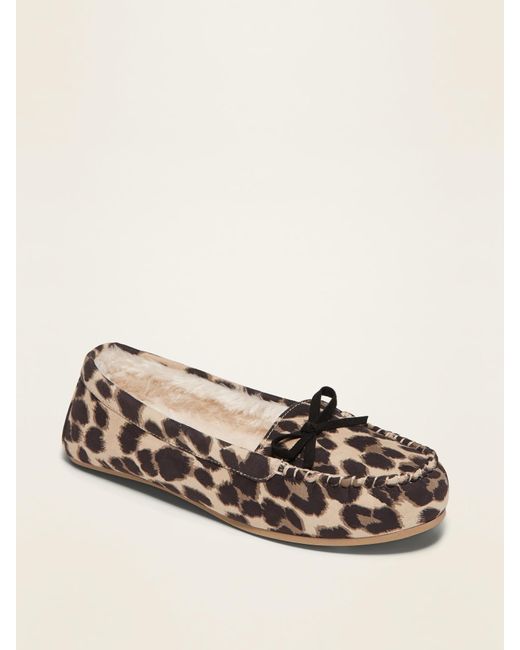 fur lined moccasin slippers for womens