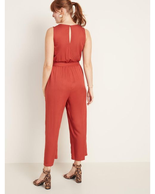 old navy wide leg jumpsuit