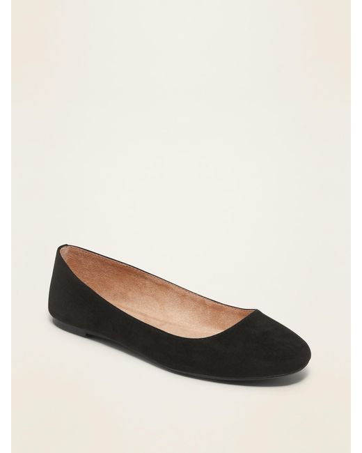 old navy black flats