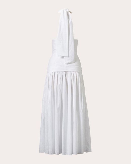 TOVE White Quinn Halter Dress
