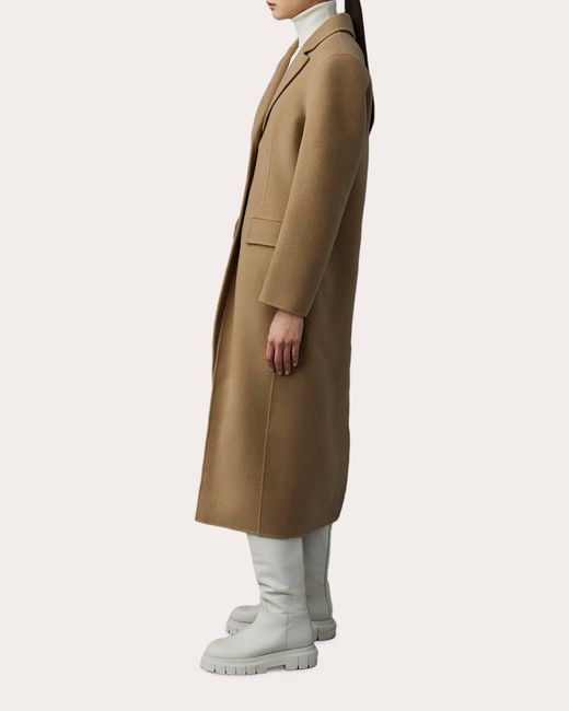 Mackage Natural Ruth Double-faced Wool Coat