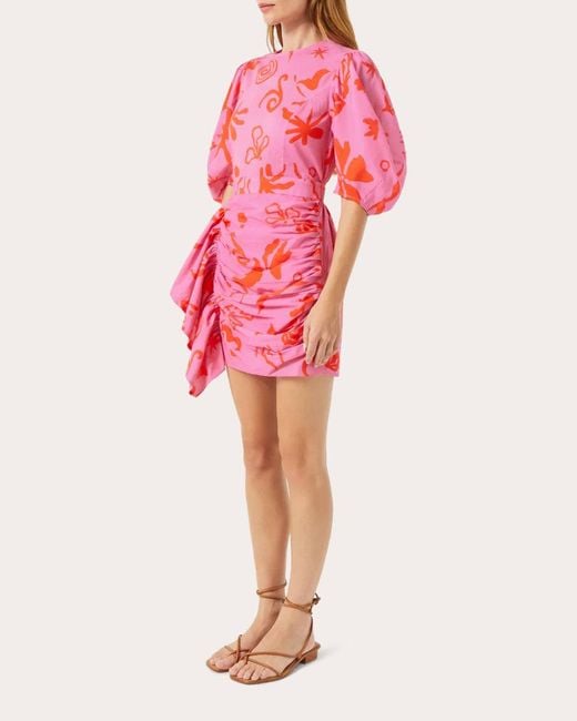 RHODE Pink Pia Mini Dress