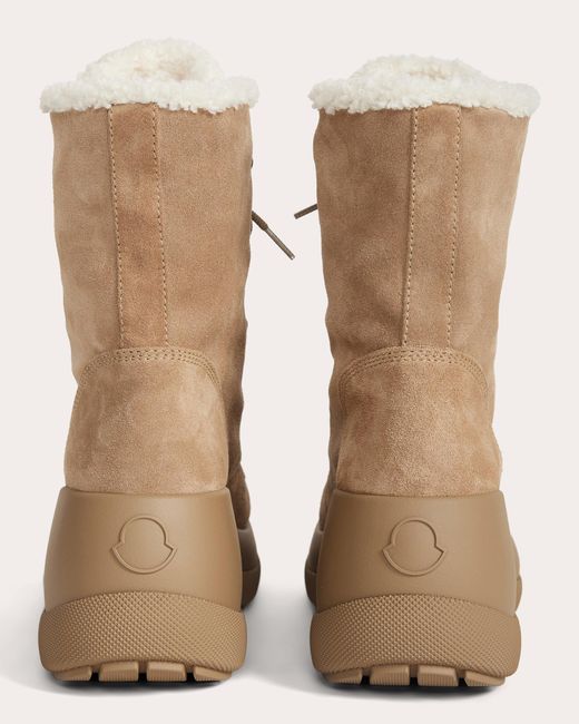 Moncler Natural Resile Trek Suede Ankle Boot