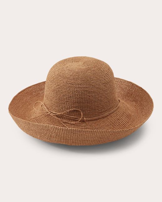 Helen Kaminski Brown Provence 12 Raffia Hat