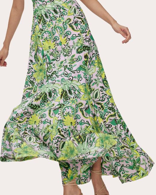 Diane von Furstenberg Green Laurie Dress
