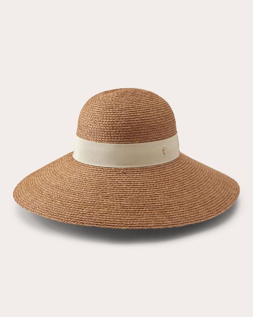 Helen Kaminski Brown Cori Raffia Sun Hat