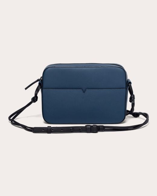 Von Holzhausen The Zipper Crossbody Bag in Blue | Lyst