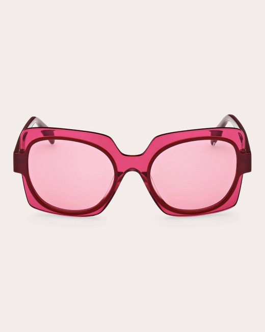 Emilio Pucci Pink Burgundy Ep0199 Bi-layer Sunglasses