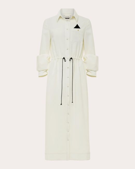 Hellessy White Hazel Shirt Dress