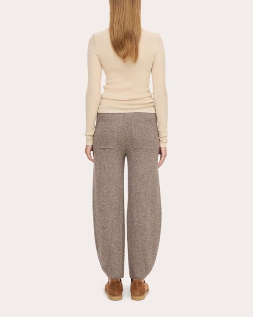 By Malene Birger Natural Tevah Tapered Wool Trousers