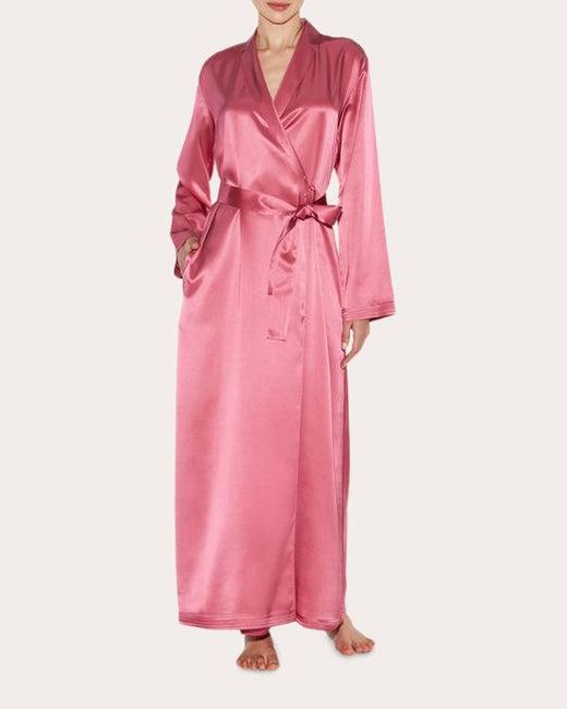 La Perla Pink Long Silk Robe