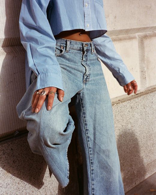 E.L.V. Denim Blue E. L.v. Denim Freya Low-rise Jeans