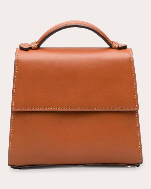 Hunting Season Brown The Leather Small Top-handle Bag