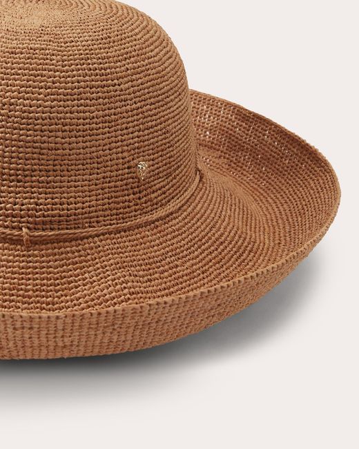 Helen Kaminski Brown Provence 12 Raffia Hat