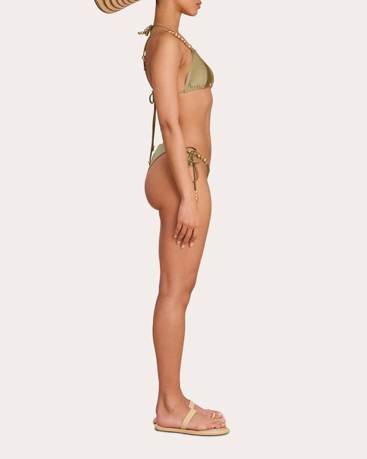 Cult Gaia Natural Amaris Bikini Top