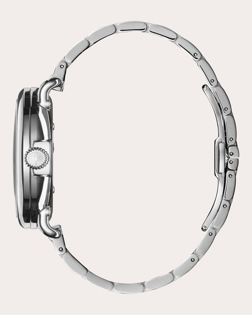 Shinola Metallic Alabaster Runwell Bracelet Watch Stainless Steel
