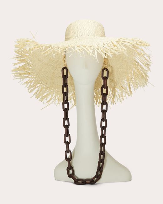 Eugenia Kim Natural Valentina Frayed Sun Hat