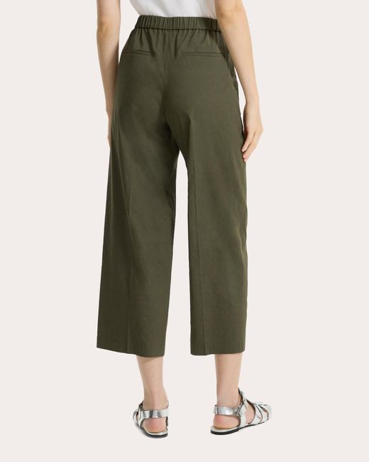 Theory Green Relaxed Pants