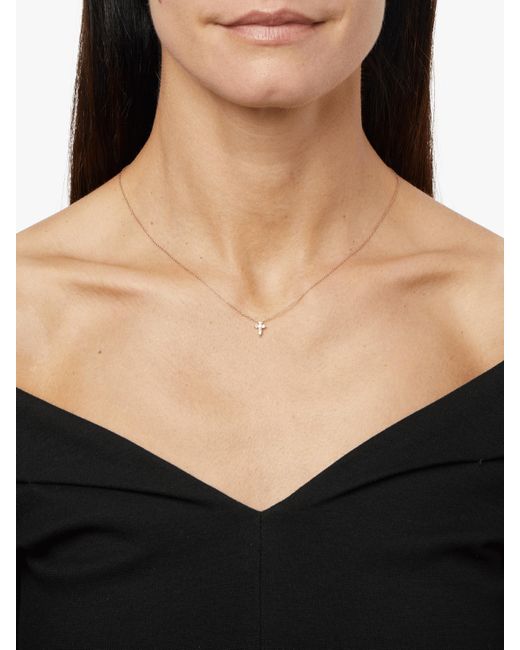 roberto coin baby cross necklace