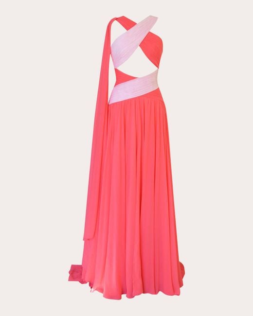 Rayane Bacha Pink Rain Dress