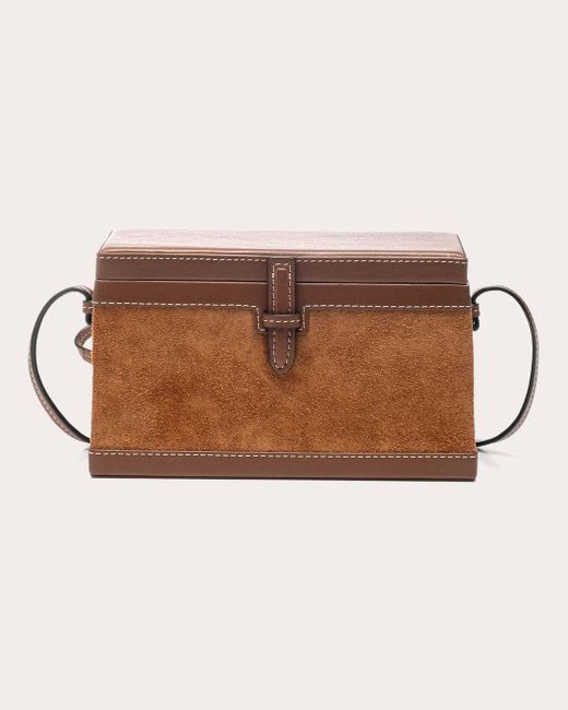 Hunting Season Brown The Suede Square Trunk Bag