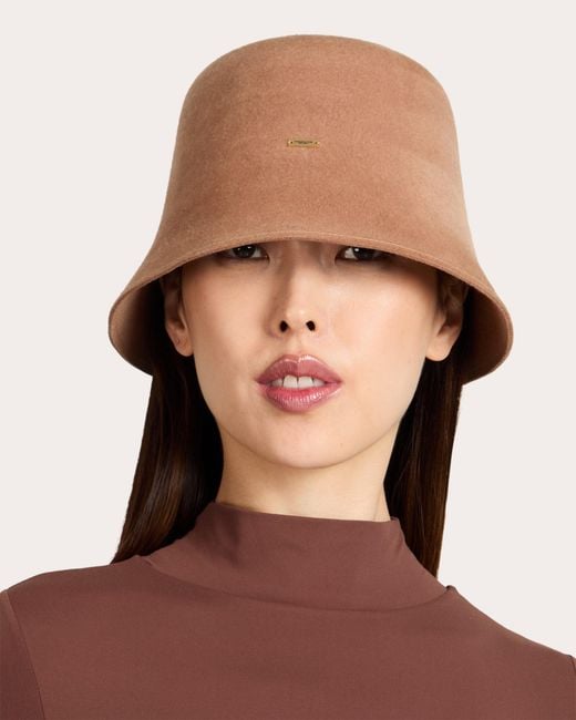 Eugenia Kim Natural Anaïs Wool Felt Bucket Hat