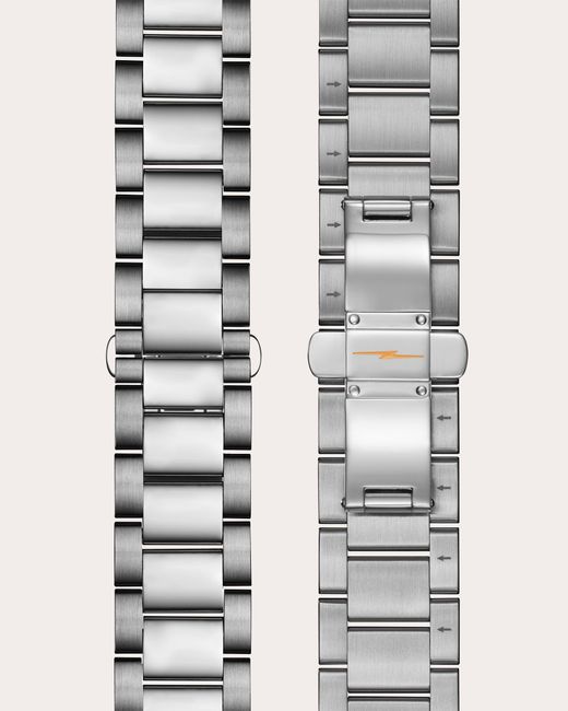 Shinola Metallic Alabaster Runwell Bracelet Watch