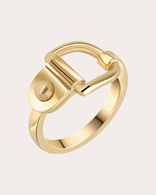 Statement Paris Women's Metallic 18K Rivet Ring