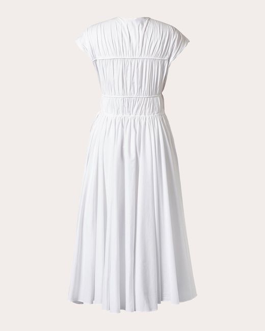 TOVE White Ceres Midi Dress