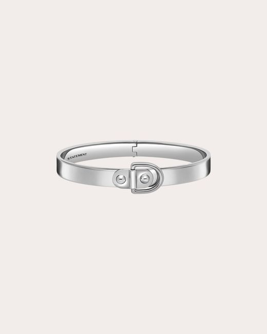 Statement Paris Natural Rivet Bangle Bracelet
