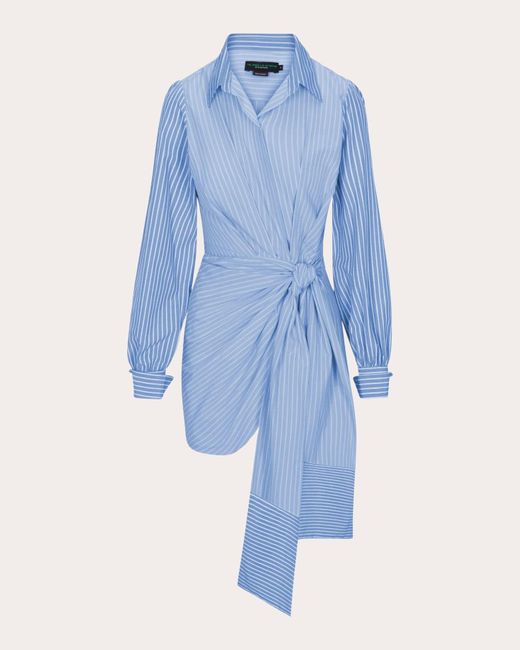 No Pise La Grama Blue Filosofia Shirt Dress