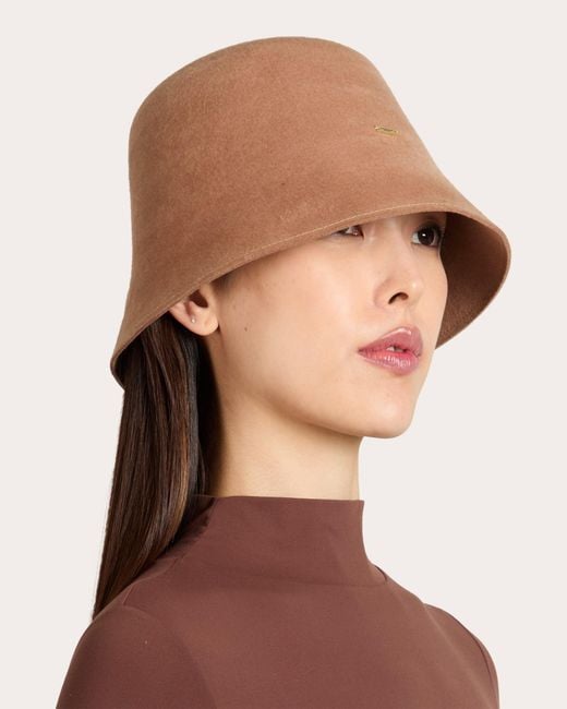 Eugenia Kim Natural Anaïs Wool Felt Bucket Hat