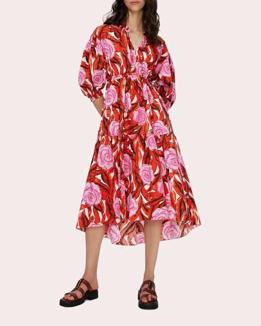 Diane von Furstenberg Red Artie Dress
