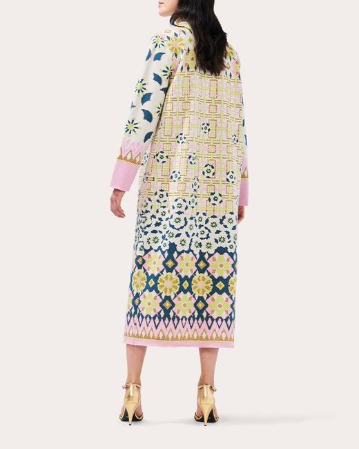 Hayley Menzies Multicolor Hayley Zies Cotton Jacquard Coat