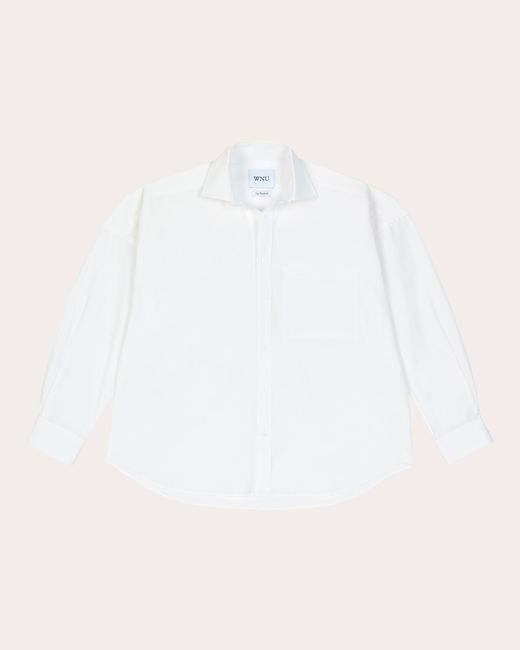 With Nothing Underneath Natural The Weekend Fine Poplin Shirt