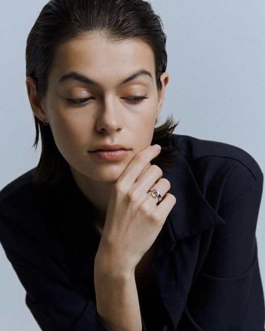 Otiumberg Metallic Two-Tone Knocker Ring
