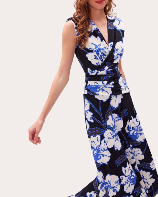 Diane von Furstenberg Cammy Dress in Blue | Lyst