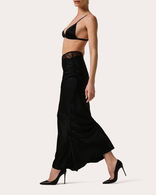 Kiki de Montparnasse Black Exposed Lace Handcuff Skirt