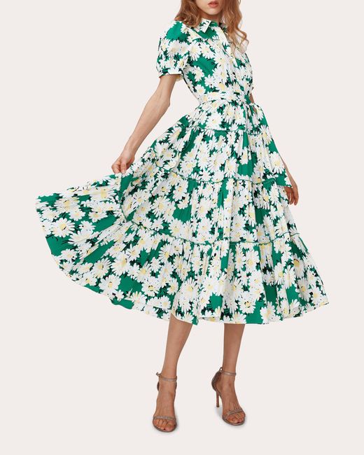 Diane von Furstenberg Green Queena Dress
